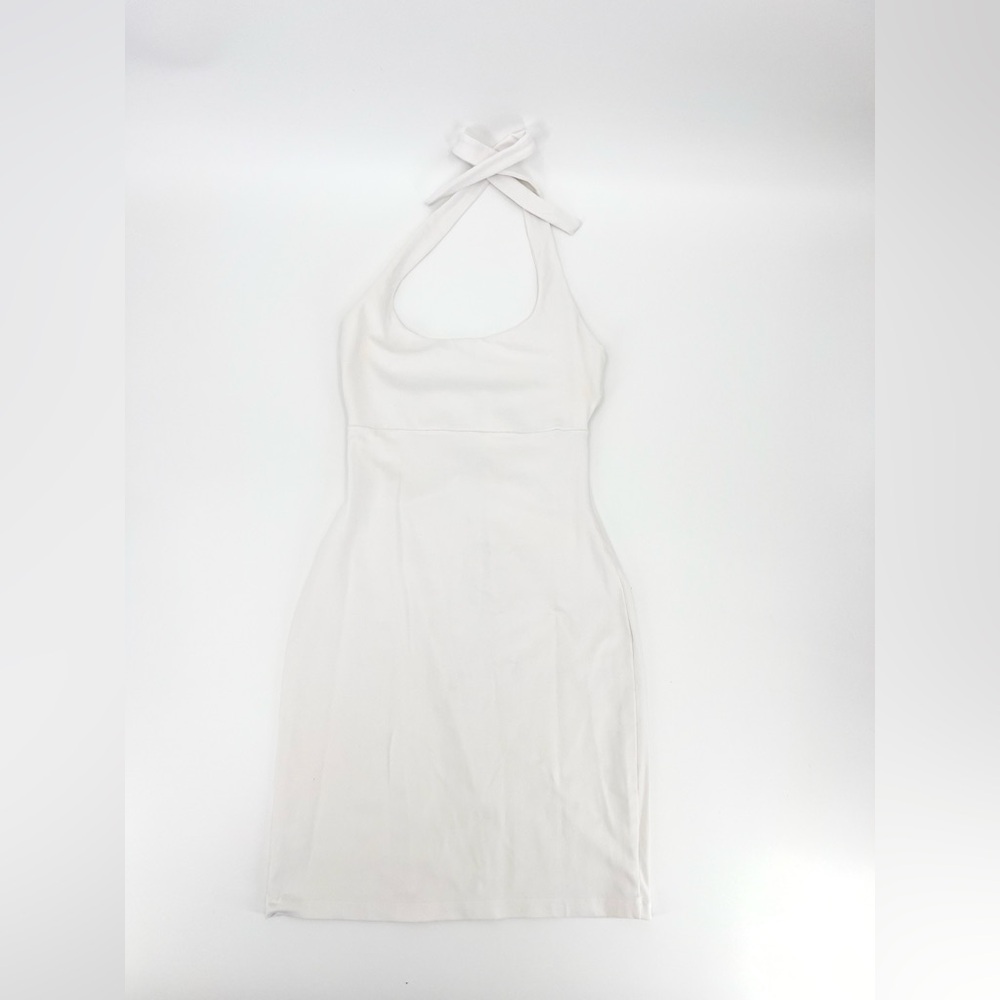 Susana Monaco White Backless Halter Dress Size XS - Picture 5 of 14